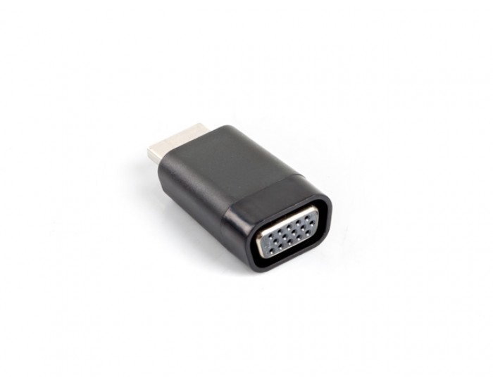 Адаптер Lanberg adapter HDMI-A (m) -> VGA (f), black