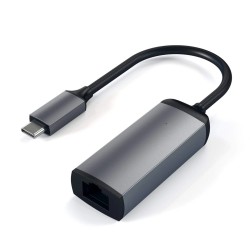 Адаптер Satechi Aluminium TYPE-C to Ethernet Adapter - Space Gray - Смарт Продукти, Смарт часовници