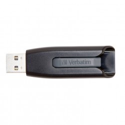 Памет Verbatim V3 USB 3.0 64GB Store 'N' Go Drive Grey - USB Хъбове, Четци и Флашки