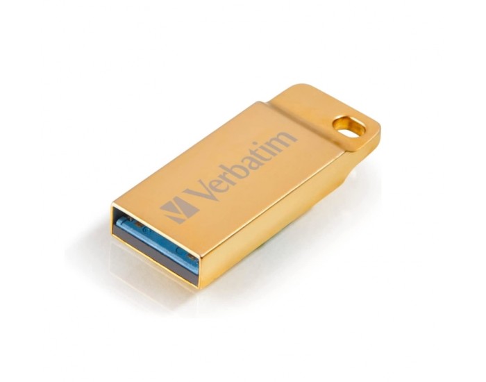 Памет Verbatim Metal Executive 32GB USB 3.0 Gold