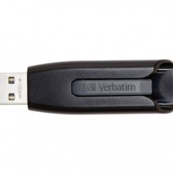 Памет Verbatim V3 USB 3.0 128GB Store 'N' Go Drive Grey - USB Хъбове, Четци и Флашки