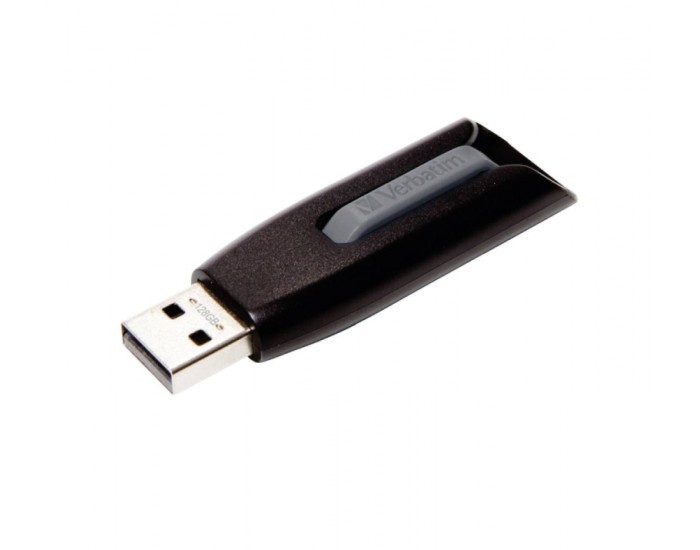 Памет Verbatim V3 USB 3.0 128GB Store 'N' Go Drive Grey