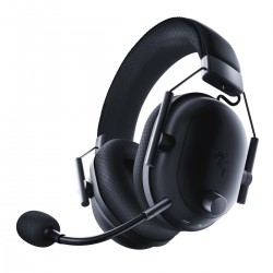 BlackShark V2 Pro (2023) - Black, Wireless Gaming Headset, Razer TriForce Titanium Driver 50 mm, Oval Ear Cushions, Detachable Super Wideband microphone, THX Spatial Audio, Type A Wireless (2.4 GHz), Bluetooth 5.2 - Офис