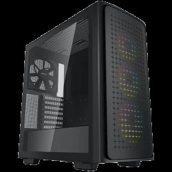 DeepCool CK560   Mid Tower Case, Mini-ITX / Micro-ATX / ATX / E-ATX, 2xUSB3.0, 1xAudio, 1xType-C, ABS+SPCC+Tempered Glass, Mesh Pane R-CK560-BKAAE4-G-1 - Офис