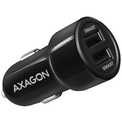 AXAGON PWC-5V5 car charger Smart 5V 2,4A + 2,4A, 24W, black - Axagon