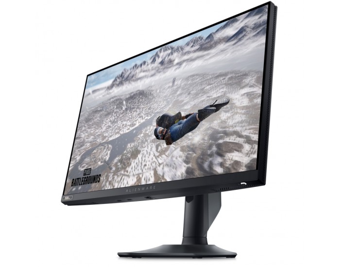 Монитор Dell Alienware AW2524HF, 24.5" LED Anti-Glare, IPS, 0.5 ms GtG, AMD FreeSync Premium, G-Sync, 1000:1, 400 cd/m2, 1920x1080 FullHD, 99% sRGB , HDMI, DP, USB-C, USB 3.0 Hub, Height Adjustable, Pivot, Swivel, Tilt, Dark Side of the Moon