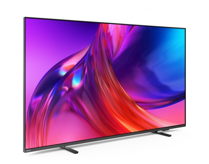 Телевизор Philips 50PUS8518/12, 50" THE ONE, UHD 4K LED, 3840x2160, DVB-T/T2/T2-HD/C/S/S2, Ambilight 3, HDR10+, HLG, Android TV 11, Dolby Vision/ Atmos, Quad Core P5 Perfect, 16GB, VRR, BT5.0, HDMI, 2xUSB, Cl+, 802.11ac, Lan, 20W R