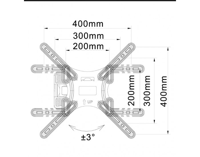 Стойка Neomounts Select Flat Screen Wall Mount (tilt & turn)