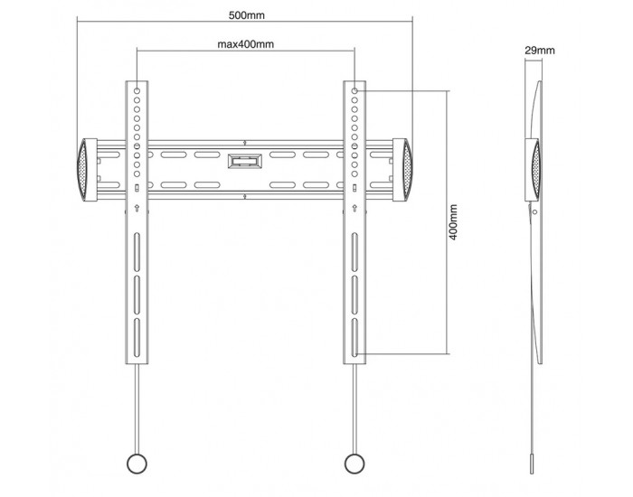 Стойка Neomounts Flat Screen Wall Mount (fixed)