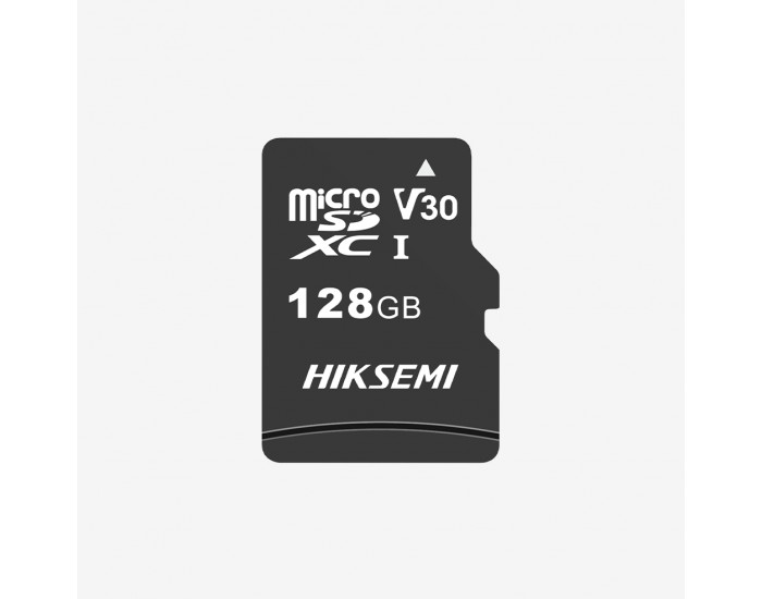 Памет HIKSEMI microSDXC 128G, Class 10 and UHS-I 3D NAND, Up to 92MB/s read speed, 40MB/s write speed, V30