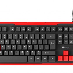 Клавиатура Genesis Gaming Keyboard Rhod 110 Red Us Layout - Клавиатури, Мишки и Падове