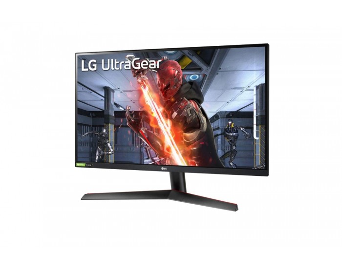 Монитор LG 27GN60R-B, UltraGear, 27" IPS, AG, 1ms GtG, 144Hz, 1000:1, 350cd/m2, Full HD 1920x1080, NVIDIA G-SYNC, Radeon FreeSync, HDR 10, sRGB 99%, HDMI, DisplayPort, Reader Mode, Headphone out, Tilt, Black