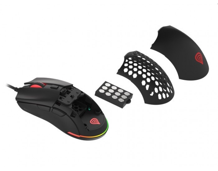 Мишка Genesis Gaming Mouse Krypton 8000DPI RGB Ultralight Black PAW3333