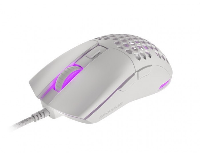 Мишка Genesis Gaming Mouse Krypton 8000DPI RGB Ultralight White PAW3333