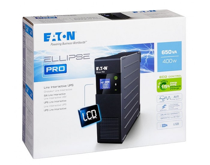 Непрекъсваем ТЗИ Eaton Ellipse PRO 650 DIN