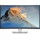 Монитор Dell S3221QSA, 32" Curved 4K AG, VA, 4ms, 3000:1, 300 cd/m2, UHD (3840x2160), AMD Radeon FreeSync, 99% sRGB, HDMI, DP, USB 3.0 hub, Speakers 2 x 5W, ComfortView, Audio Line-out, PBP, PIP, Height Adjustable, Tilt, Black