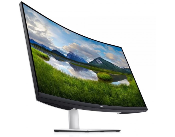 Монитор Dell S3221QSA, 32" Curved 4K AG, VA, 4ms, 3000:1, 300 cd/m2, UHD (3840x2160), AMD Radeon FreeSync, 99% sRGB, HDMI, DP, USB 3.0 hub, Speakers 2 x 5W, ComfortView, Audio Line-out, PBP, PIP, Height Adjustable, Tilt, Black