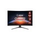 Монитор MSI MAG 275CQRF-QD, 170Hz, 27", 1ms, 2560x1440 WQHD, QUANTUM DOT, 1000R Curve, Rapid VA, 300 nits, 4000 : 1, Adaptive sync, 2x HDMI, 1x DisplayPort, 1x USB Type-C (DP alt. w/ PD Charging 15W), HEIGHT ADJUSTMENT 130mm, VESA 100, 9S6-3CD24T-001