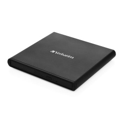 Оптично устройство Verbatim Mobile DVD ReWriter USB 2.0 Black (Light Version) - Офис техника