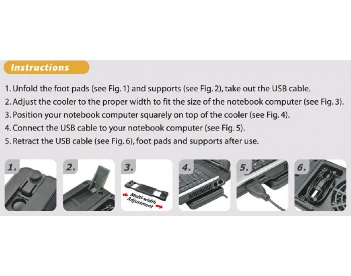 Охлаждаща система Neomounts by NewStar Notebook Cooler (cools 15 degrees celcius)