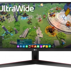 Монитор LG 29WP60G-B, 29" UltraWide Full HD, IPS Panel, 1ms MBR, 1000:1, 250 cd/m?, 21:9, 2560 x 1080, HDR 10, sRGB 99%, FreeSync, Reader Mode, 75Hz, USB Type-C, HDMI, DP, Tilt, Headphone Out, Black - Монитори