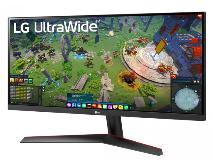 Монитор LG 29WP60G-B, 29" UltraWide Full HD, IPS Panel, 1ms MBR, 1000:1, 250 cd/m?, 21:9, 2560 x 1080, HDR 10, sRGB 99%, FreeSync, Reader Mode, 75Hz, USB Type-C, HDMI, DP, Tilt, Headphone Out, Black