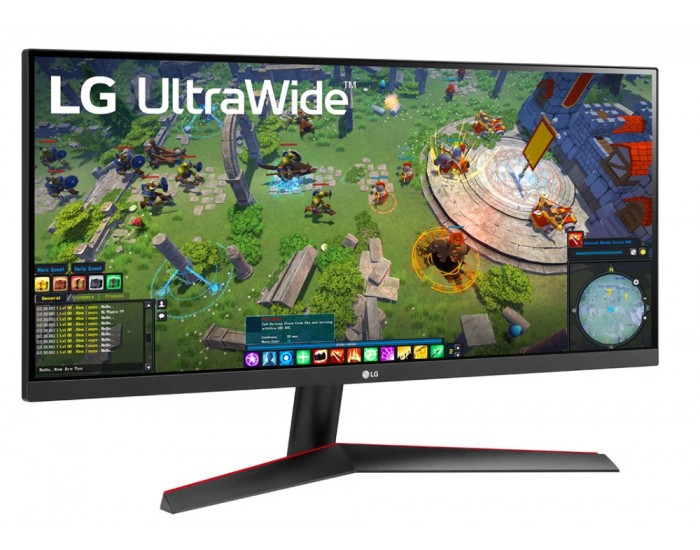 Монитор LG 29WP60G-B, 29" UltraWide Full HD, IPS Panel, 1ms MBR, 1000:1, 250 cd/m?, 21:9, 2560 x 1080, HDR 10, sRGB 99%, FreeSync, Reader Mode, 75Hz, USB Type-C, HDMI, DP, Tilt, Headphone Out, Black