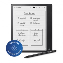 Четец за Е-книги Kobo Elipsa 2E-Book Reader Pack, E Ink Carta 1200 touchscreen, 10.3 inch, 1404 x 1872, 32 GB, CPU 2.0 GHz, USB-C, Includes Kobo Stylus, Black - Офис