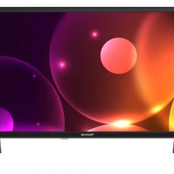 Телевизор Sharp 24FA2E, 24" LED HD 1366x768, 100 000:1, DVB-T/T2/C/S/S2, Active Motion 100, Speaker 2x3W, Dolby Digital, CI+, 3xHDMI, 2xUSB, Bluetooth, LAN, Video/Audio input (3 x RCA), 2 pole Stand - Офис