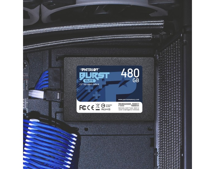 Твърд диск Patriot Burst Elite 480GB SATA3 2.5