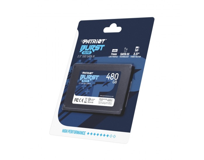 Твърд диск Patriot Burst Elite 480GB SATA3 2.5