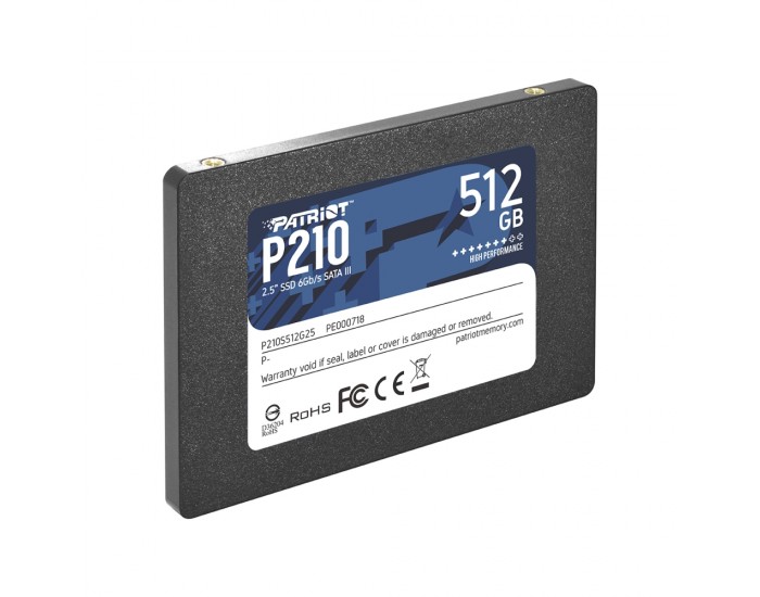 Твърд диск Patriot P210 512GB SATA3 2.5