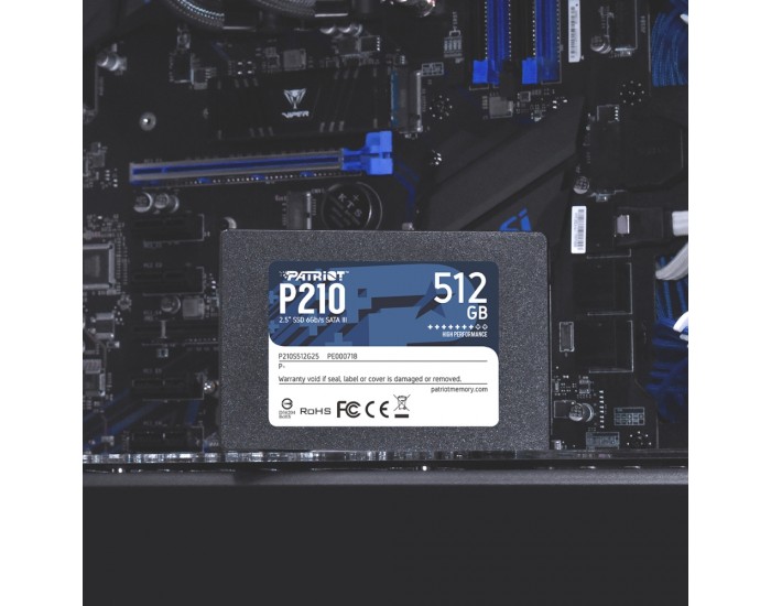 Твърд диск Patriot P210 512GB SATA3 2.5