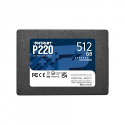 Твърд диск Patriot P220 512GB SATA3 2.5 - Хард дискове, Карти памет, CD и DVD дискове