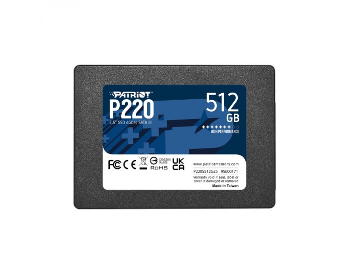 Твърд диск Patriot P220 512GB SATA3 2.5