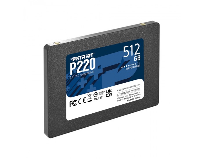 Твърд диск Patriot P220 512GB SATA3 2.5