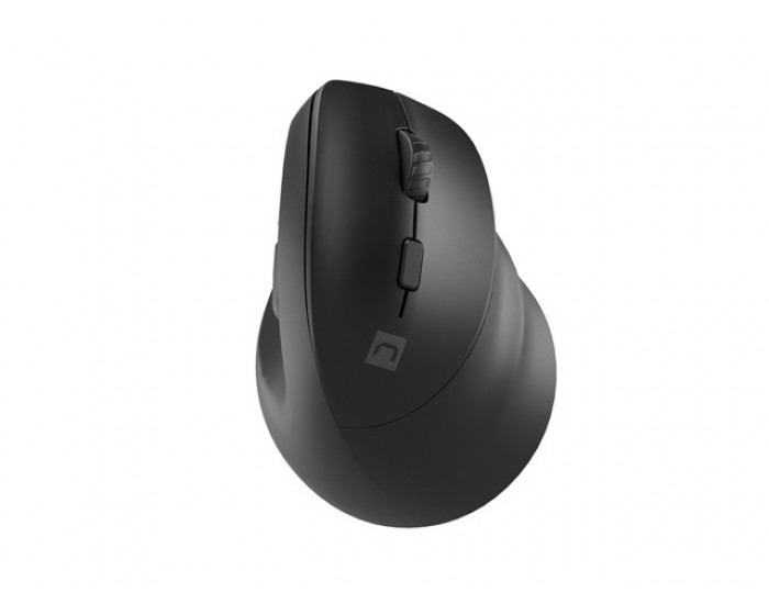 Мишка Natec Vertical Mouse Crake 2 BLUETOOTH 5.2 + 2.4GHZ BLACK 2400dpi, Right handed, black