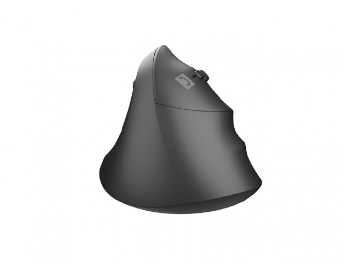 Мишка Natec Vertical Mouse Crake 2 BLUETOOTH 5.2 + 2.4GHZ BLACK 2400dpi, Right handed, black