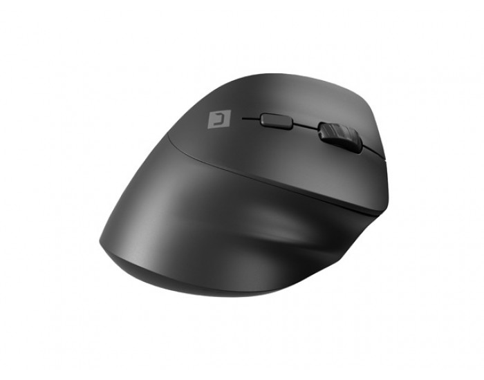 Мишка Natec Vertical Mouse Crake 2 BLUETOOTH 5.2 + 2.4GHZ BLACK 2400dpi, Right handed, black