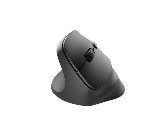 Мишка Natec Vertical Mouse Crake 2 BLUETOOTH 5.2 + 2.4GHZ BLACK 2400dpi, Left handed, black