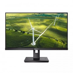 Монитор Philips 272B1G, 27" IPS WLED, 1920x1080@75Hz, 4ms GtG, 250 cd/m2, 1000:1, 50M:1 DCR, Adaptive Sync, FlickerFree, Low Blue Mode, 2Wx2, Tilt, Height Adjust, Pivot, Swivel, D-SUB, DVI, HDMI, DP, USB hub - Монитори