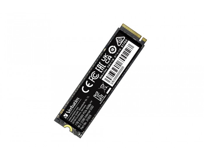 Твърд диск Verbatim Vi5000 Internal PCIe NVMe M.2 SSD 1TB