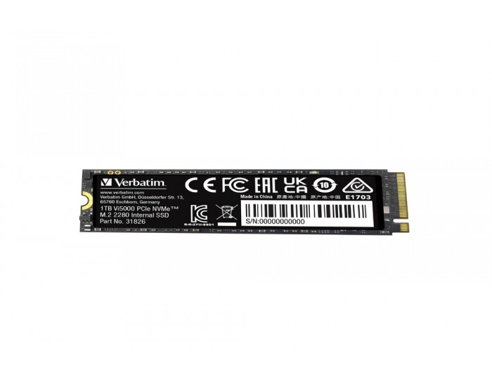 Твърд диск Verbatim Vi5000 Internal PCIe NVMe M.2 SSD 1TB