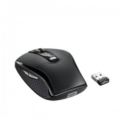 Мишка Fujitsu Wireless Mouse WI660, 2.4 GHz, 16 channels, Silent keys (90% noise reduction), Nano USB receiver, Blue LED sensor, 8 buttons 5 programmable, Mouse resolution 1000/1600/2000 dpi, USB, Black - Клавиатури, Мишки и Падове