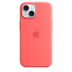 Калъф Apple iPhone 15 Silicone Case with MagSafe - Guava - Смарт Продукти, Смарт часовници