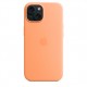 Калъф Apple iPhone 15 Silicone Case with MagSafe - Orange Sorbet