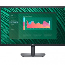 Монитор Dell E2723H, 27" Wide LED Anti-Glare, VA, 5ms, 3000:1, 300 cd/m2, 1920x1080 Full HD, ComfortView, VGA, DP, Tilt, Black - Монитори