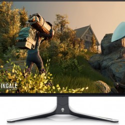 Монитор Dell Alienware AW2723DF, 27" LED Anti-Glare, IPS, 1ms GtG, AMD FreeSync Premium Pro, G-Sync, 1000:1, 600 cd/m2, QHD (2560X1440), 360Hz, 100% sRGB, 95% DCI-P3 ,HDMI, DP, USB 3.2 hub, PIP, PBP, Height Adjustable, Pivot, Swivel, Tilt, Black - Монитори