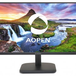 Монитор Aopen powered by Acer 24CL1YEbmix, 23.8'', IPS FHD (1920x1080) LED, 250nit, 1ms TVR, ZeroFrame, 100Hz FreeSync, sRGB 99%, Flicker-less, 1000:1 ACM, HDMI, VGA, Tilt, Vesa, BluelightShield, Speakers, Black - Офис