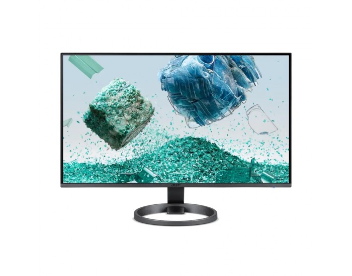 Монитор Acer Vero RL242YEyiiv, 23.8W" IPS LED, Anti-Glare, FreeSync, 4ms (GTG), 75Hz, 100M:1, 250nits, 1920x1080, Flicker-Less, BlueLightShield, 2xHDMI, VGA, Tilt, VESA, Black